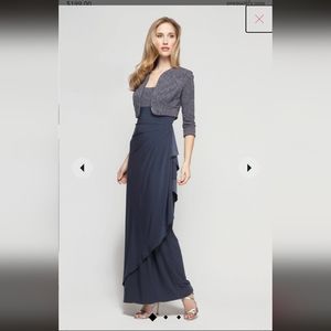 Size 8 Gown Gray David's Bridal